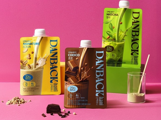 단백하니 단백질쉐이크 3종(시그니처·초코·말차). [사진=CJ제일제당 제공]