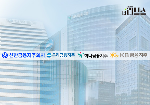 4대 금융지주. [그래픽=황민우 기자] 