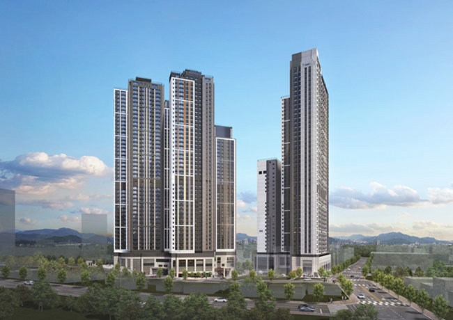 현대건설 '힐스테이트 선암호수공원'. [사진=현대건설 제공]